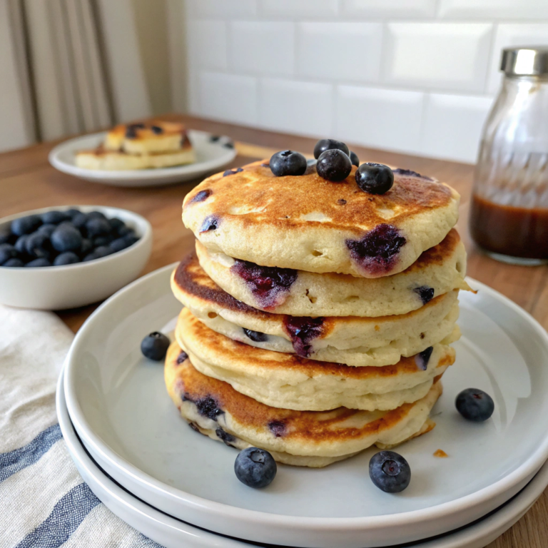 Blueberry pancake