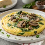 Mushroom and Spinach Frittata