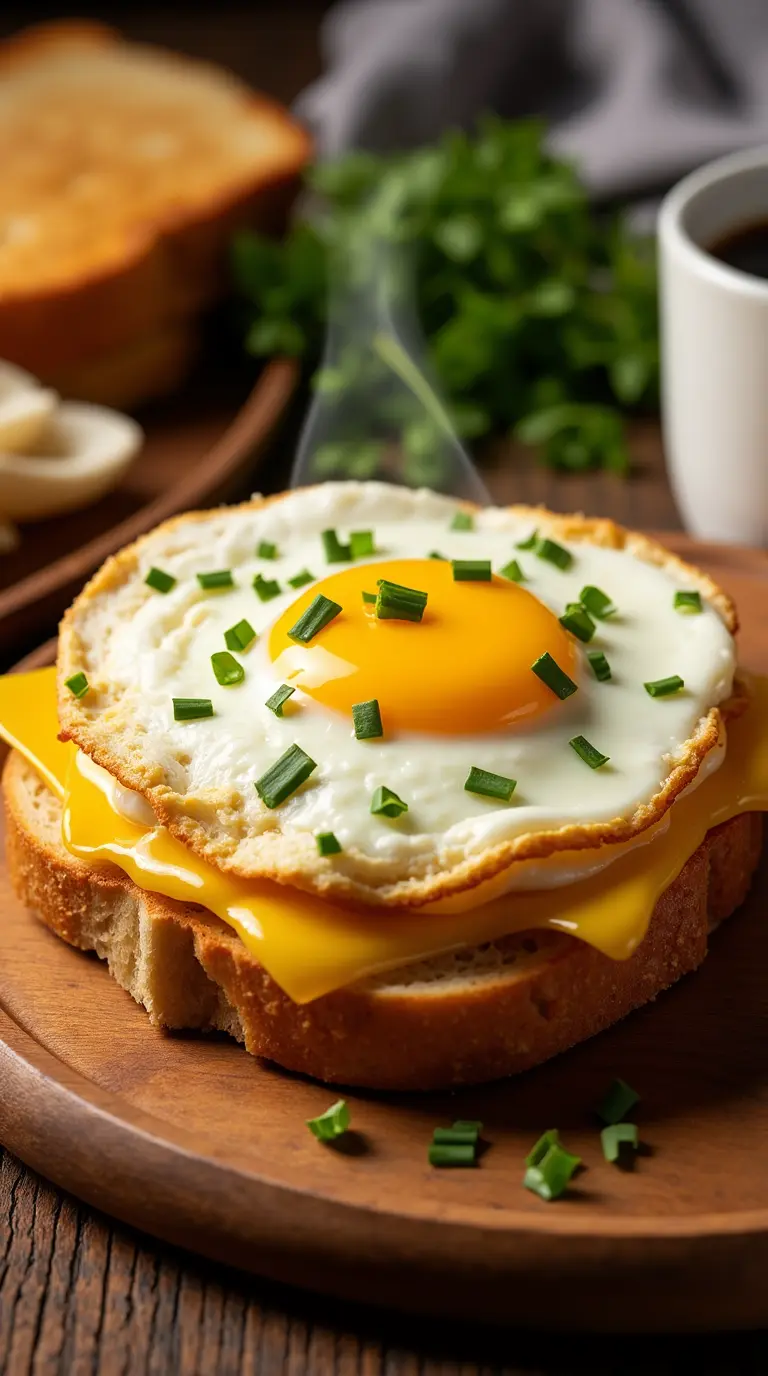 Egg and cheese sandwich